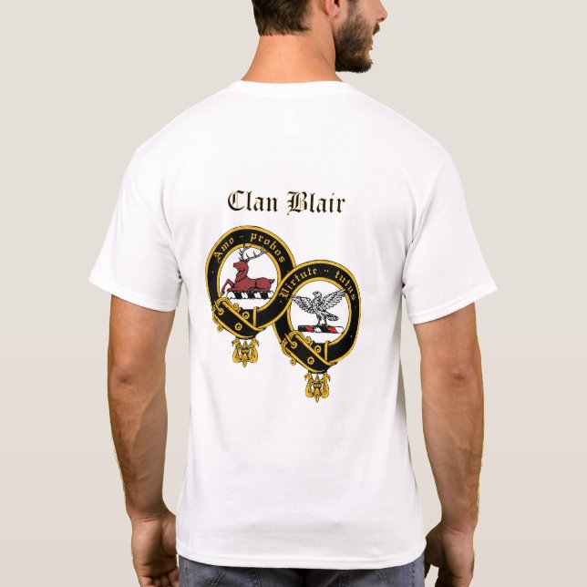 T-shirt Logo Clan Blair sur le dos (Dos)