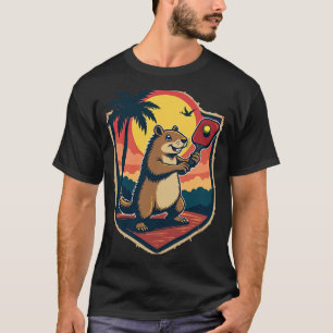 T-shirt Logo Club de Pickleball Capybara Sports Capybara R