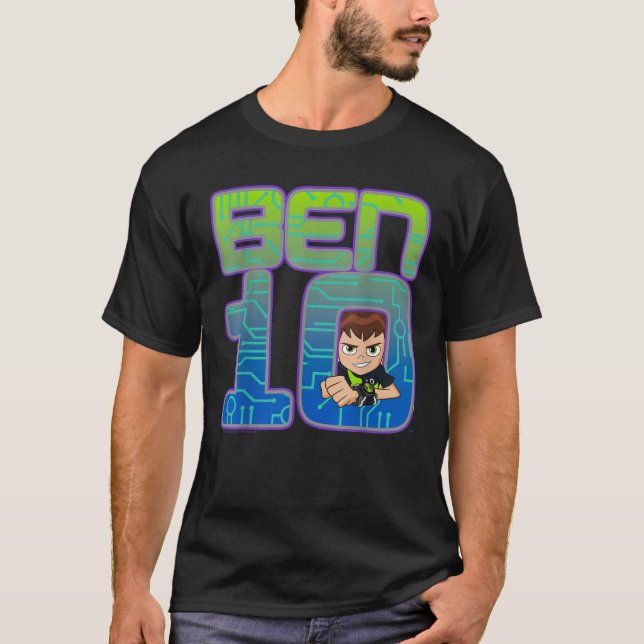 T-shirt Logo CN Ben 10 Simple Portrait (Devant)