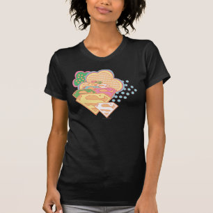 T-shirt Logo coloré de nuage de Supergirl