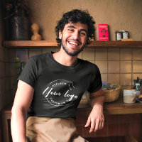 Logo commercial blanc avec poignée sociale Employé