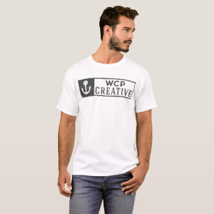 T-shirt Logo créatif de WCP plein