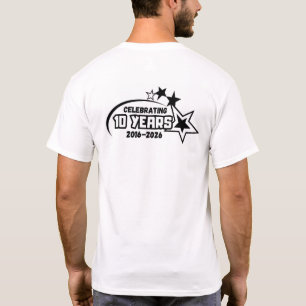 T-shirt logo creekside avec étoiles au dos