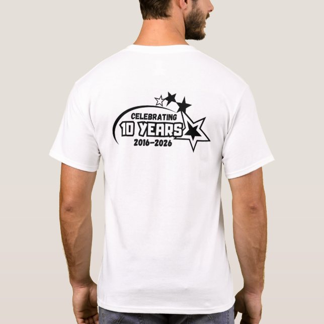 T-shirt logo creekside avec étoiles au dos (Dos)