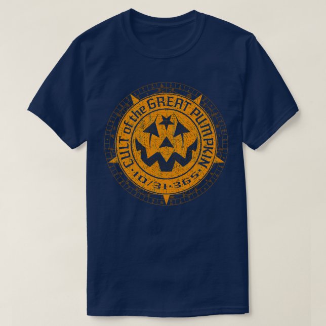 T-shirt Logo culte de l'Alchimie Citrouille (Design devant)