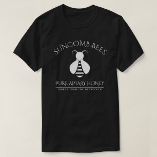 T-shirt Logo d'abeille personnalisé au miel