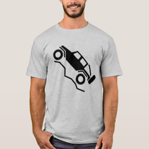 T-shirt Logo d'accrochage de roche hors ligne 4wd