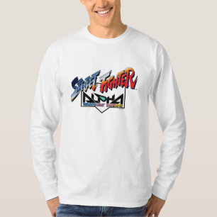 T-shirt Logo d'alpha de Street Fighter