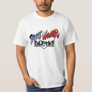 T-shirt Logo d'alpha de Street Fighter