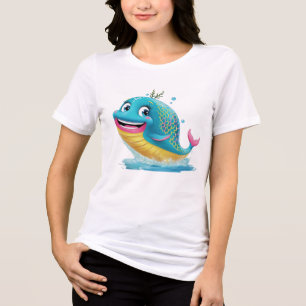 T-shirt / logo de baleine Sweat - shirt à capuche