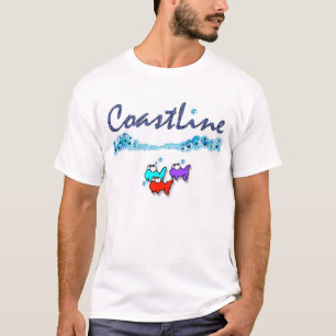 T-shirt Logo de bande de littoral