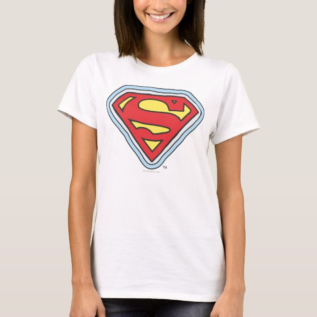 T-shirt Logo de bande dessinée Supergirl (Devant)