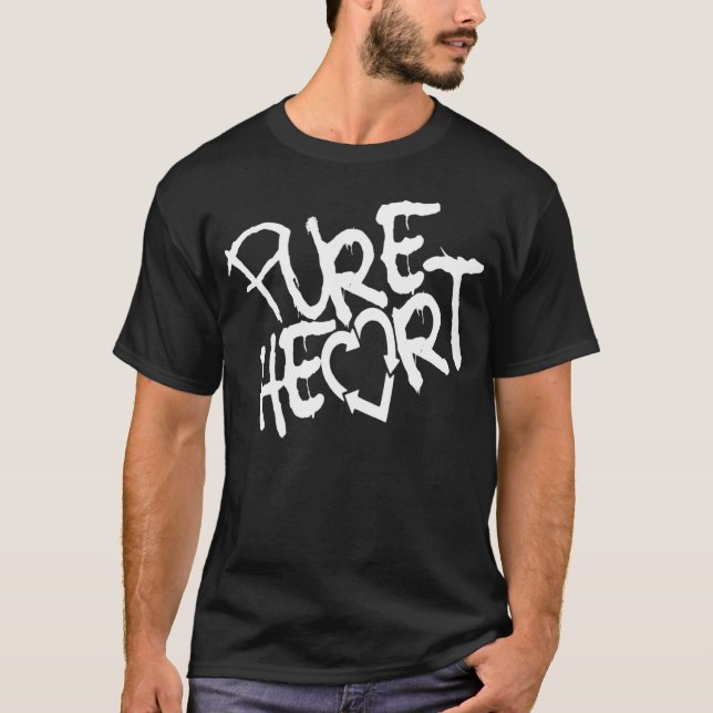 T-shirt Logo de base T de coeur pur (Devant)