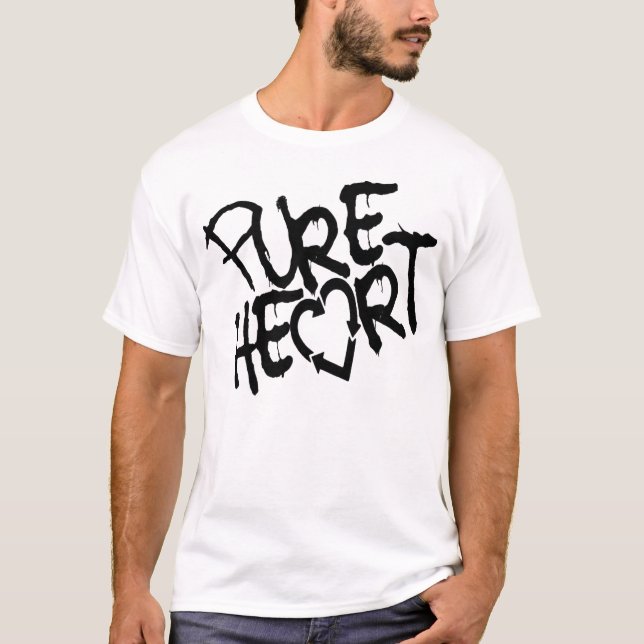 T-shirt Logo de base T de coeur pur (Devant)