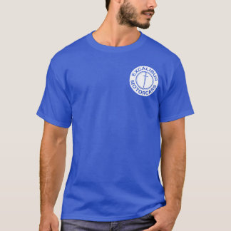 T-shirt Logo de blanc d'automobiles d'Excalibur