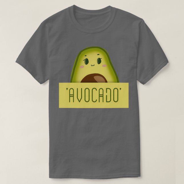 T-shirt Logo de boîte d'Avocado (Design devant)