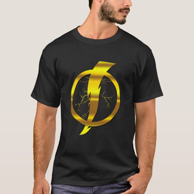 T-shirt Logo de choc statique indispensable (Devant)