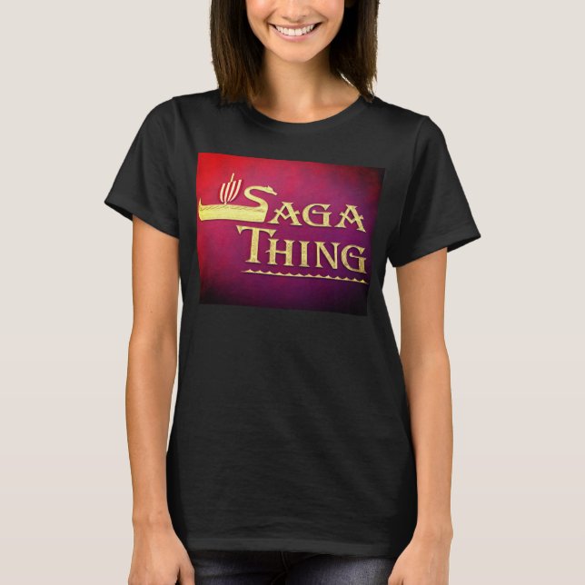 T-shirt Logo de chose de saga (Devant)
