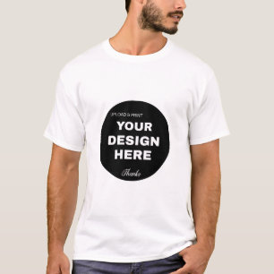 T-shirt Logo de code QR noir élégant, minimaliste et éléga