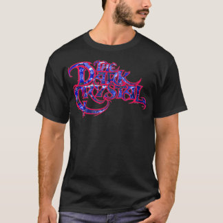 T-shirt Logo de collage en cristal foncé