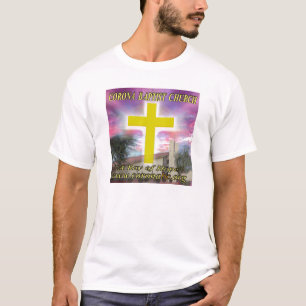 T-shirt Logo de couleur d'église baptiste de couronne
