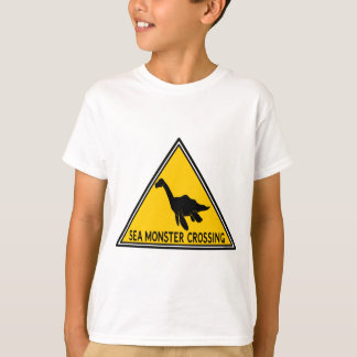 T-shirt Logo de croisement de monstre de mer