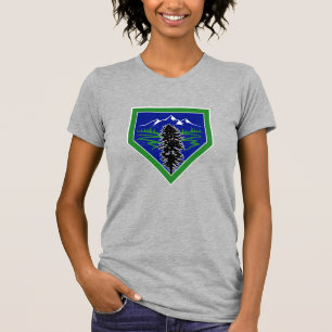 T-shirt Logo de diamant de baseball Cascadia