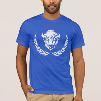 T-shirt logo de fonctionnaire de maison de buffle