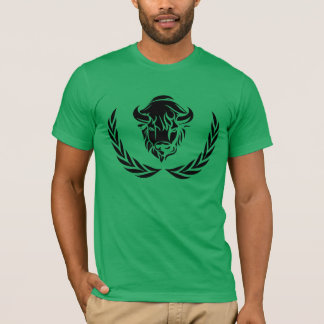 T-shirt logo de fonctionnaire de maison de buffle