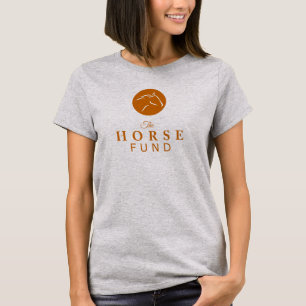T-shirt Logo de fonds de cheval