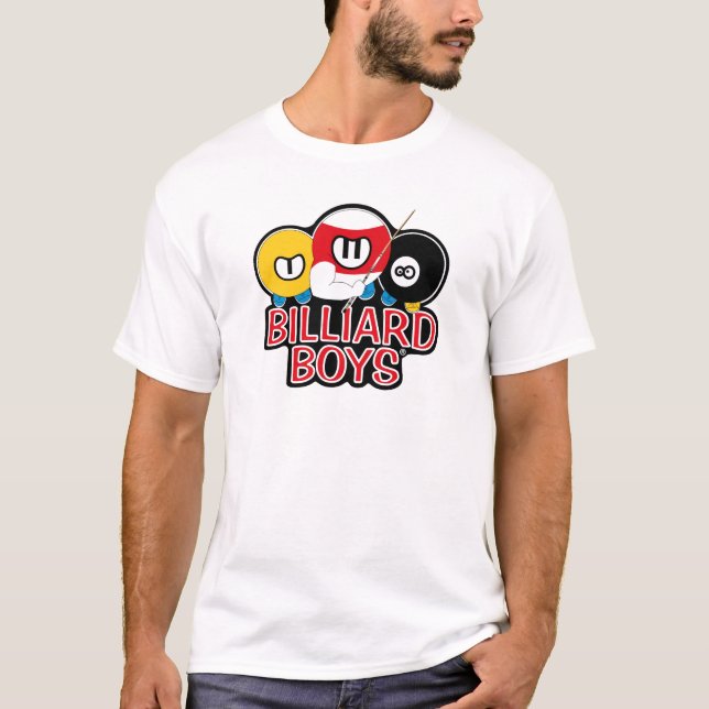 T-shirt Logo de garçons de billard (Devant)