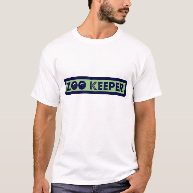 T-SHIRT LOGO DE GARDIEN DE ZOO (Devant)