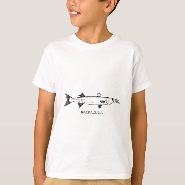 T-shirt Logo de grand barracuda (Devant)