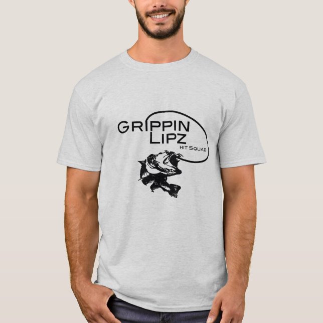 T-shirt Logo de Grippin Lipz (Devant)