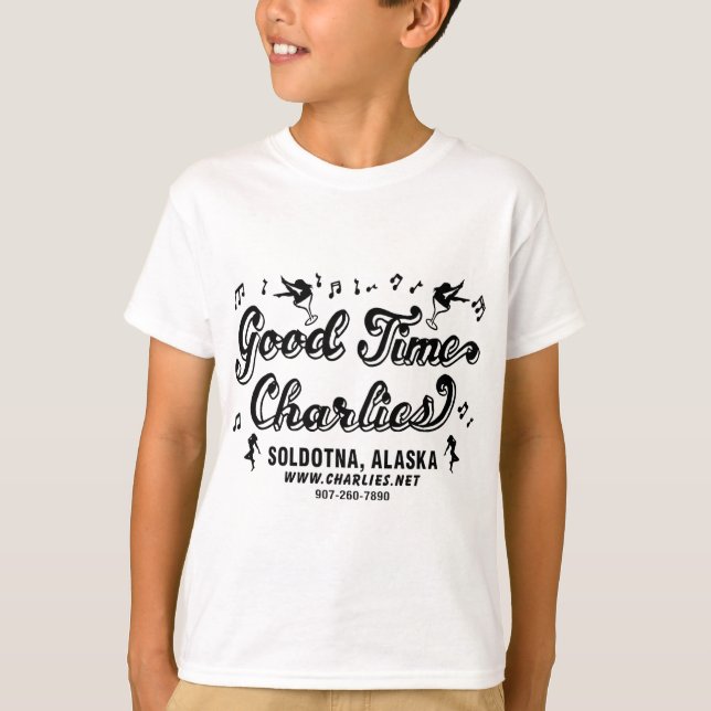 T-shirt Logo de GTC sur l'habillement de couleur claire (Devant)