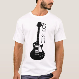 T-shirt Logo de guitare acoustique