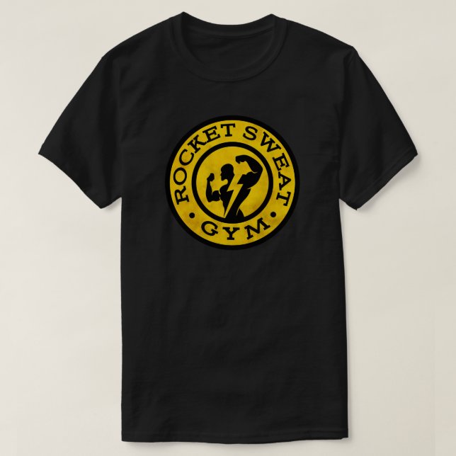 T-shirt Logo de gymnastique à sueur de roquette (Design devant)