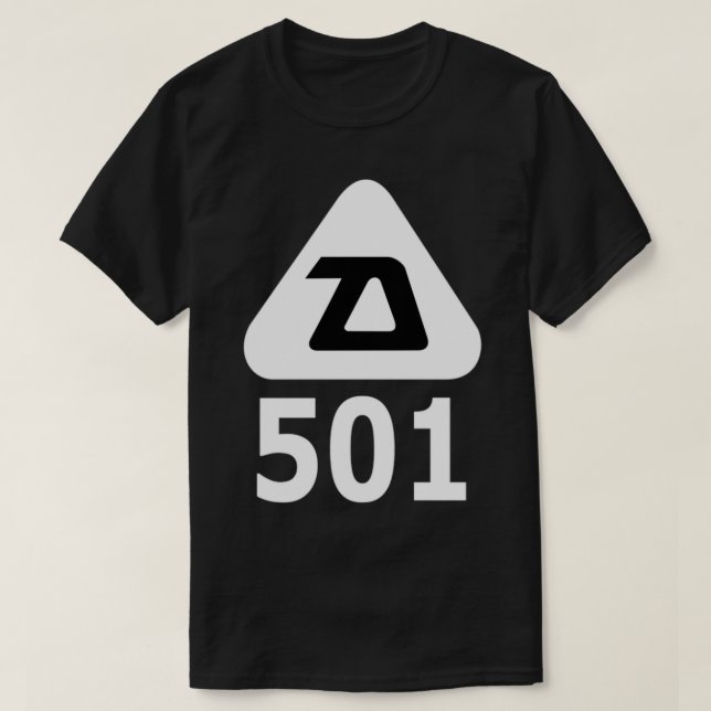 T-shirt Logo de hockey sur glace Daoust 501 (Design devant)