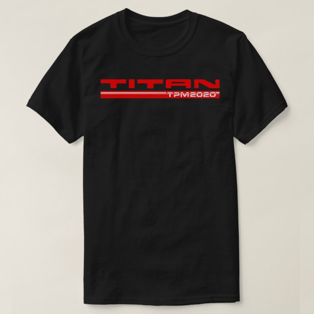 T-shirt Logo de hockey sur glace Titan Retro (Design devant)