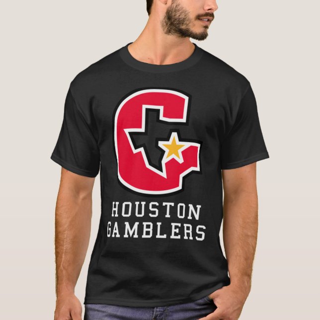 T-shirt Logo de Houston Gamblers (Devant)