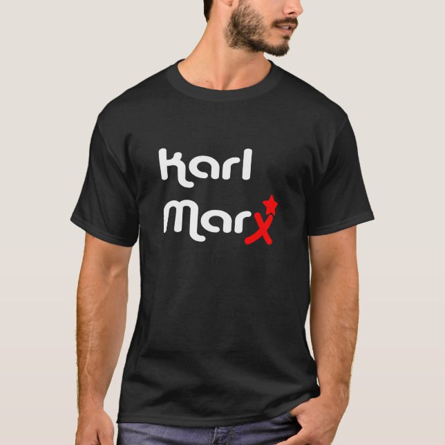 T-SHIRT LOGO DE KARL MARX (Devant)