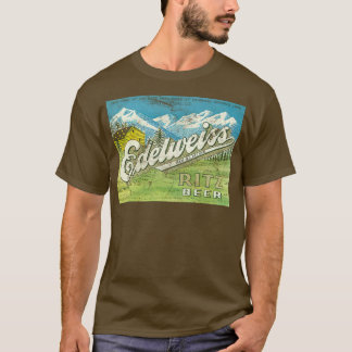 T-shirt Logo de la brasserie Edelweiss Ritz Beer Defunct