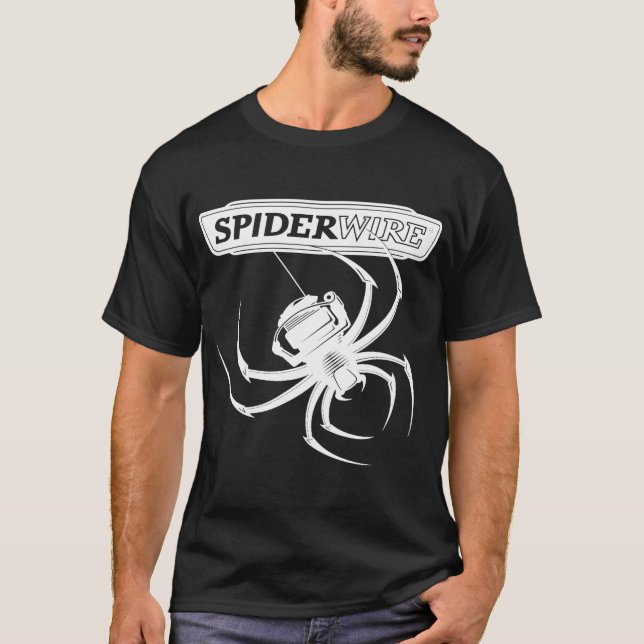T-shirt Logo de la ligne de pêche Spiderwire (Devant)