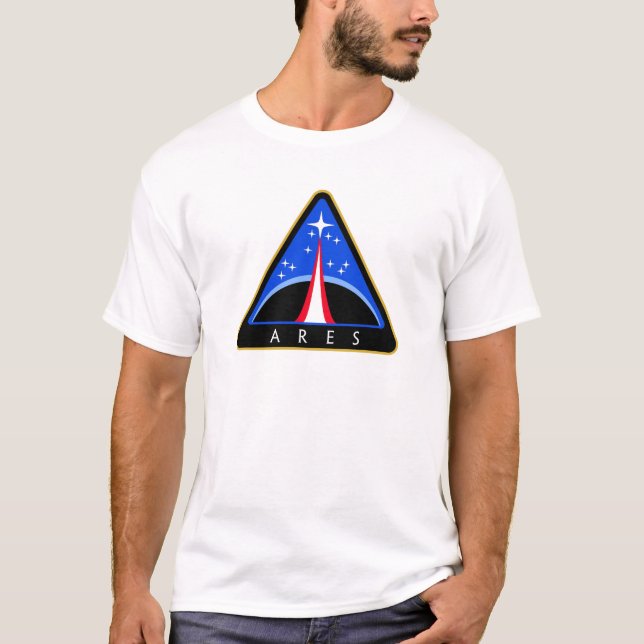 T-shirt Logo de la NASA Ares Rocket (Devant)
