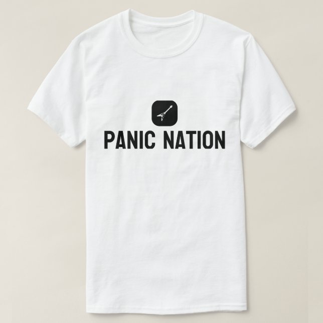 T-shirt Logo de la nation panique (Design devant)