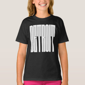 T-shirt logo de la ville de Détroit aux États-Unis