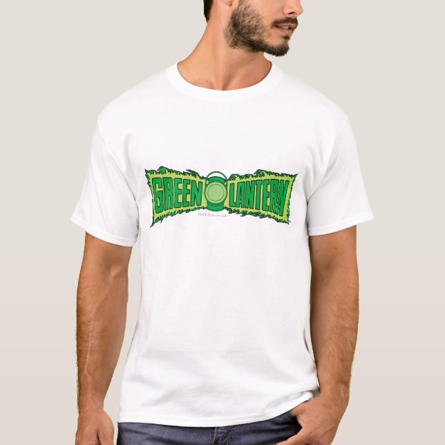 T-shirt Logo de lanterne verte avec lanterne (Devant)