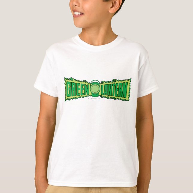 T-shirt Logo de lanterne verte avec lanterne (Devant)