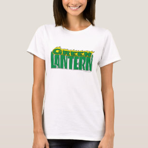 T-shirt Logo de lanterne verte - Flammes jaunes