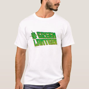 T-shirt Logo de lanterne verte - incliné